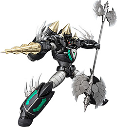 ＜RIOBOT 真ゲッタードラゴン ブラックVER. 約210mm ダイキャスト&POM&ABS製 塗装済み可動フィギュア＞