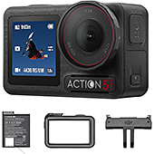 ＜【Amazon限定】DJI アクションカメラ Osmo Action 5 Pro エッセンシャルコンボ 小型 1/1.3インチセンサー付き 防水 4K/120fps映像 被写体トラッキング 手ブレ補正 デュアルOLEDタッチ画面 スポーツ vlog ウェアラブルカメラ 動画撮影用カメラ＞