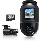 ＜【前後STARVIS 2搭載 4K画素超強暗視 360全方位】70mai Dash Cam 4K Omni ドライブレコーダー 前後2カメラHDR搭載 Sony製IMX678センサー 超強暗視 日本語音声操作 AI動体検知 ADAS安全運転支援 GPS 常時録画 衝撃録画 駐車監視 スマホ連携 技適認証済 全国LED信号対応ノイズ対策済 日本語取扱書 3年保証 SDカード付属(128GB)＞