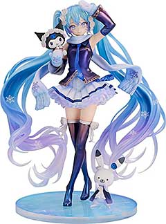 ＜グッドスマイルカンパニー[GOOD SMILE COMPANY] キャラクター・ボーカル・シリーズ01 初音ミク 雪ミク×クロミ 1/7スケール プラスチック製 塗装済み完成品＞