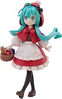 ＜フリュー デスクトップフェアリー 初音ミク 赤ずきんver. 全高約160mm ノンスケール プラスチック製 塗装済み 完成品 フィギュア AMU-TNL0145＞