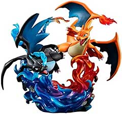 ＜メガハウス(MegaHouse) G.E.M.EXシリーズ ポケットモンスター メガリザードンX＆メガリザードンY 約210mm PVC製 塗装済み完成品フィギュア＞