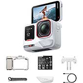 ＜Insta360 Ace Pro 2 限定モデル アークティックホワイト – ストリート撮影キット ムーンライトシルバー｜8Kカメラ｜Leica共同開発 1/1.3インチセンサー｜デュアルAIチップ 低照度性能｜フリップスクリーン＆AI編集対応＞