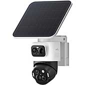 ＜Anker Eufy (ユーフィ) eufyCam S4 (屋外用防犯カメラ)【固定式と追尾式の2-in-1 / ソーラー充電 / 360°撮影 / 約800万画素 / 4K画質 / バッテリー搭載/パンチルト/防犯カメラ/セキュリティカメラ/屋外カメラ/監視カメラ】＞