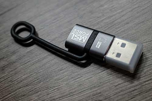 ＜安心の日本企業 MSL FORCE [ICチップ搭載 両面10Gbps] 変換アダプタ USB 3.2 Gen 2 10Gbps超高速データ転送 急速充電 ua10gr USB-Aオス to USB-Cメス＞