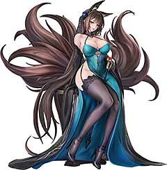 ＜グッドスマイルアーツ上海[Good Smile Arts Shanghai] アズールレーン 天城 玉座落鸞Ver. 1/7スケール プラスチック製 塗装済み完成品＞