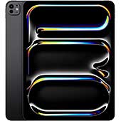 ＜Apple 13インチiPad Pro(M4):Ultra Retina XDR ディスプレイ、2TB、横向きの 12MP フロントカメラ/12MP バックカメラ、LiDAR スキャナ、Wi-Fi 6E + 5G 携帯電話通信(eSIM)、Face ID、一日中使えるバッテリー- スペースブラック＞