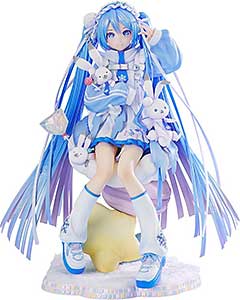 ＜グッドスマイルカンパニー[GOOD SMILE COMPANY] キャラクター・ボーカル・シリーズ01 初音ミク 雪ミク Yukiiro Pop Ver. 1/7スケール プラスチック製 塗装済み完成品＞