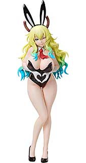 ＜フリーイング[FREEing] 小林さんちのメイドラゴン ルコア 生足バニーVer. 1/4スケール プラスチック製 塗装済フィギュア＞