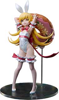 ＜エーディメンション (A・DIMENSION) 物語シリーズ 忍野忍 白バニーVer. 1/4スケール PVC製 塗装済み 完成品 フィギュア AD-015＞