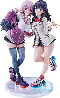 ＜グッドスマイルカンパニー[GOOD SMILE COMPANY] SSSS.GRIDMAN 宝多六花＆新条アカネ feat.トリダモノ 1/7スケール プラスチック製 塗装済み完成品フィギュア＞