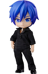 ＜グッドスマイルカンパニー[GOOD SMILE COMPANY] SEGA feat. HATSUNE MIKU Project ねんどろいどどーる KAITO ギルティVer. ノンスケール 布 磁石 プラスチック製 塗装済み可動フィギュア 専用台座付属＞