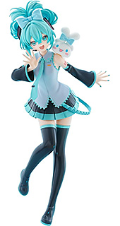 ＜グッドスマイルカンパニー[GOOD SMILE COMPANY] 初音ミク×シナモロール POP UP PARADE 初音ミク シナモロールコラボVer. L size ノンスケールプラスチック製 塗装済み完成品＞