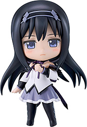 ＜グッドスマイルカンパニー 劇場版 魔法少女まどか☆マギカ〈ワルプルギスの廻天〉 ねんどろいど 暁美ほむら 〈ワルプルギスの廻天〉Ver. べーしっく プラスチック製 塗装済み可動フィギュア ノンスケール 専用台座付属 全高約100mm＞