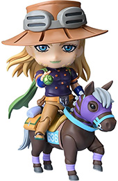 ＜メディコス・エンタテインメント アニメ『スティール・ボール・ラン ジョジョの奇妙な冒険』 ねんどろいど ジャイロ・ツェペリ DX プラスチック製塗装済み可動フィギュア ノンスケール 専用台座付属 全高約100mm＞